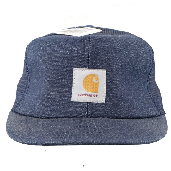 Carhartt Other - New Vintage Carhartt Spell Out Denim Trucker Hat